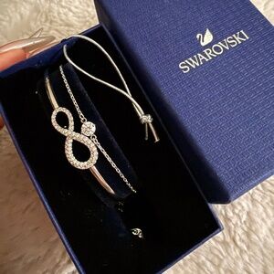 Swarovski infinity bracelet. Excellent condition. Brand new in box.